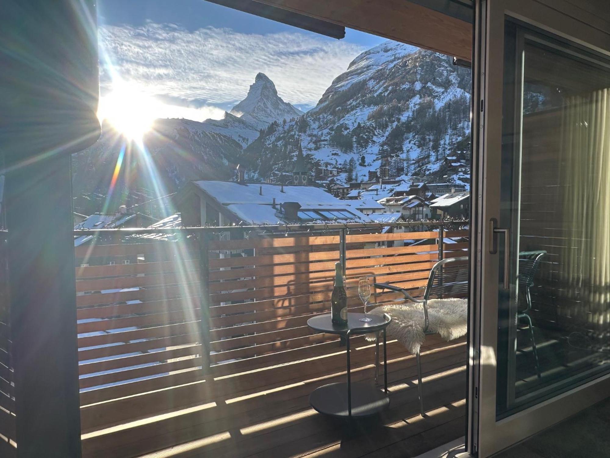 체르마트 Ascot Penthouse 160 M2 Matterhorn View 아파트 외부 사진